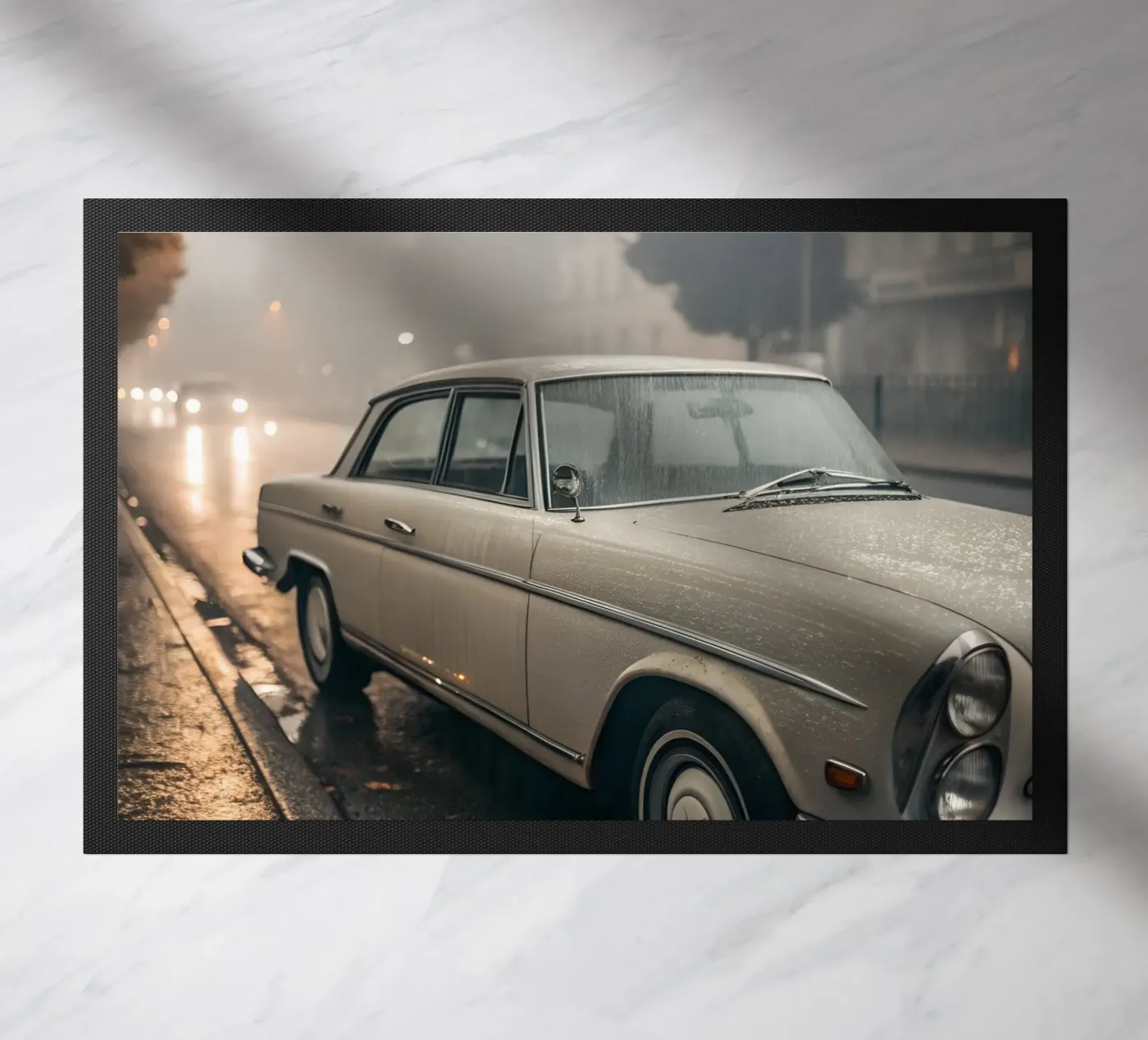 Classic Car Rain Fußmatte von CAR EDITION