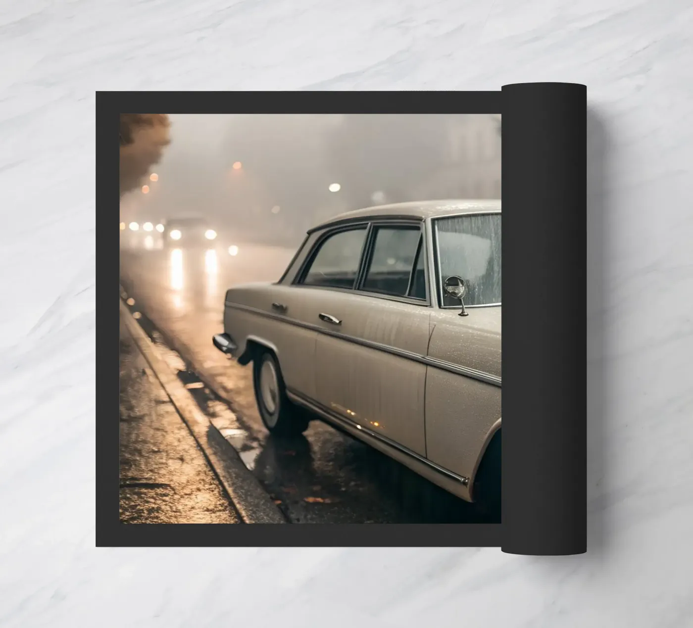 Classic Car Rain Fußmatte von CAR EDITION