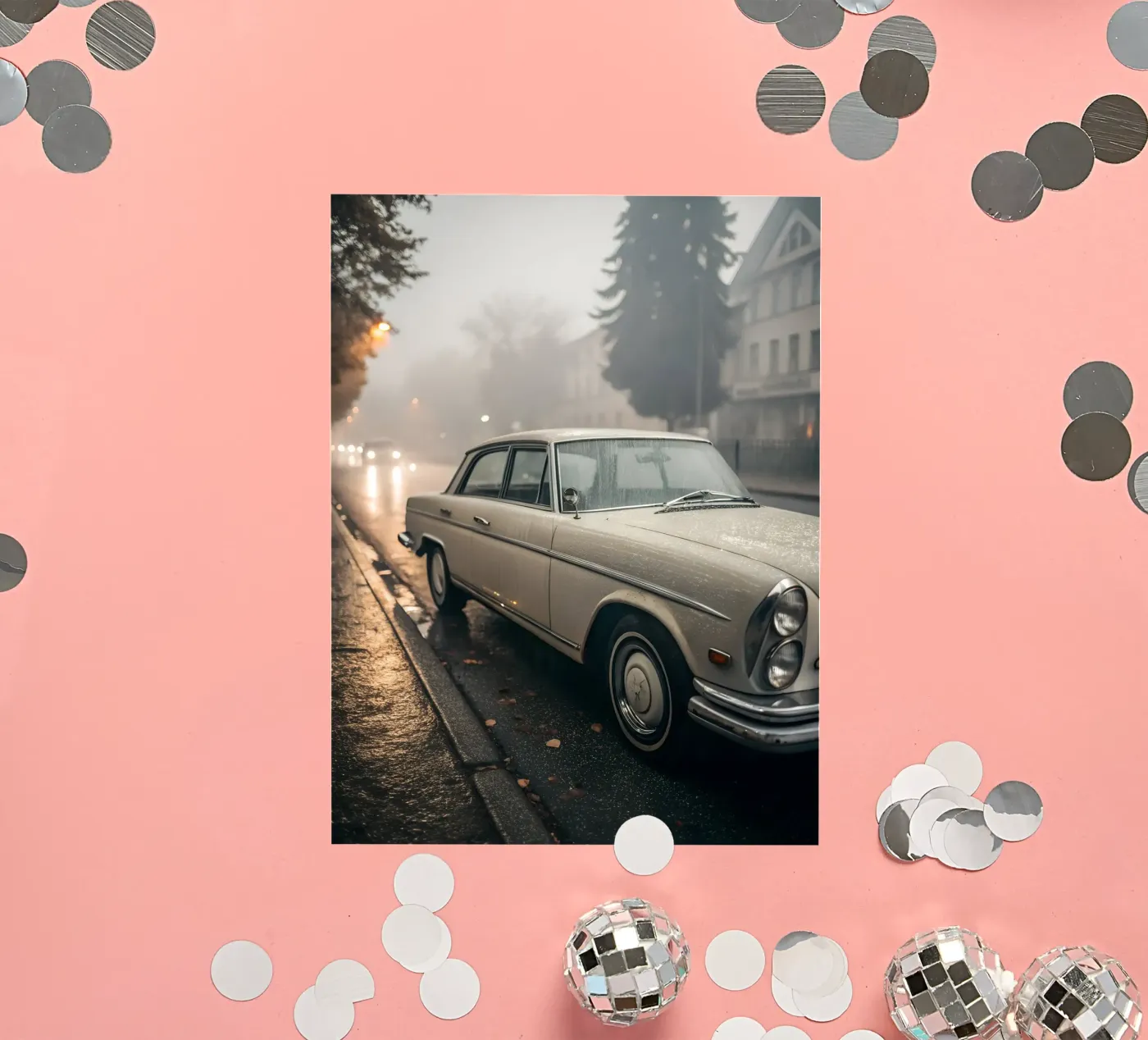 Oldtimer-Regen Sticker von CAR EDITION