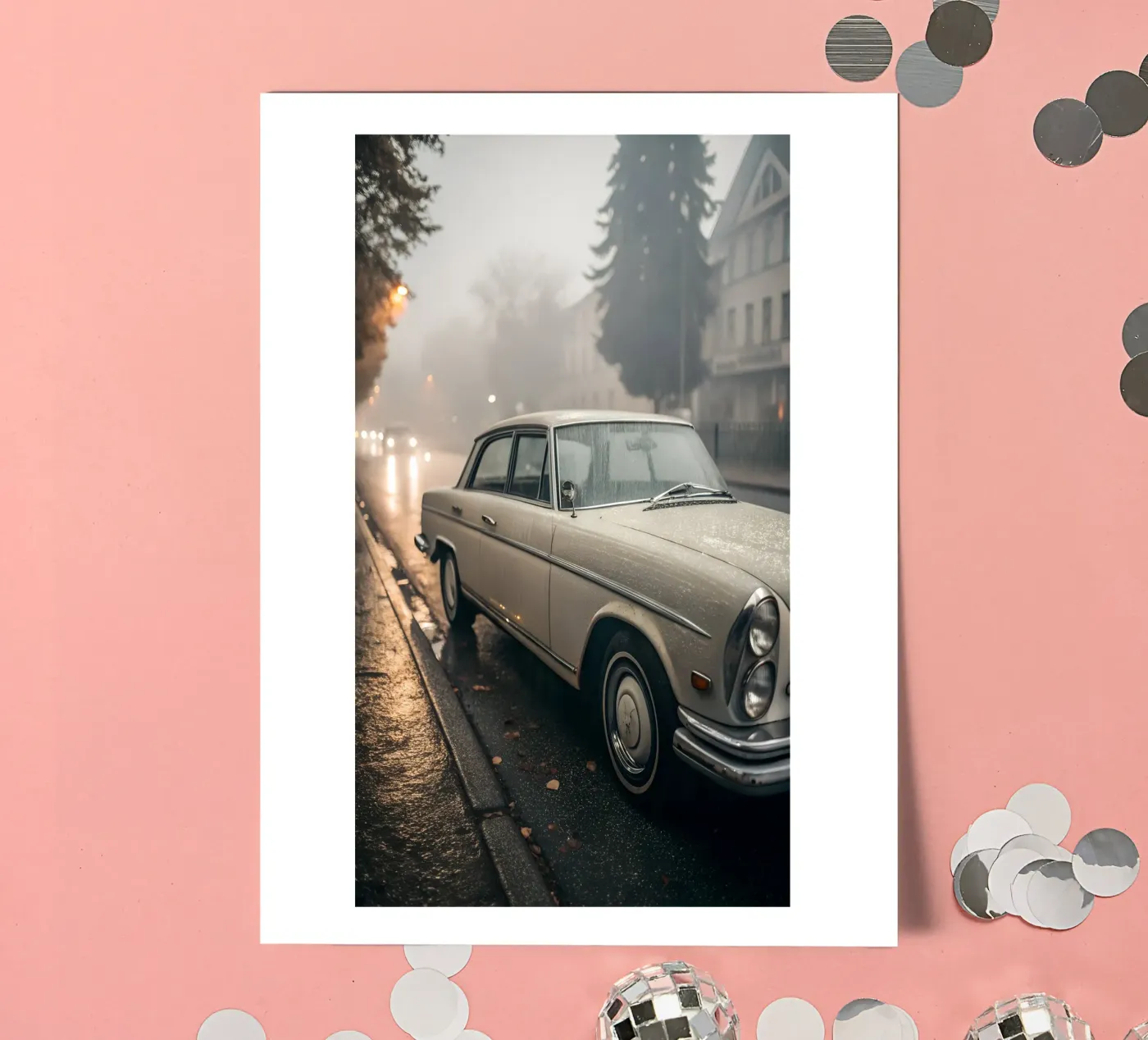 Oldtimer-Regen Stickerbogen von CAR EDITION