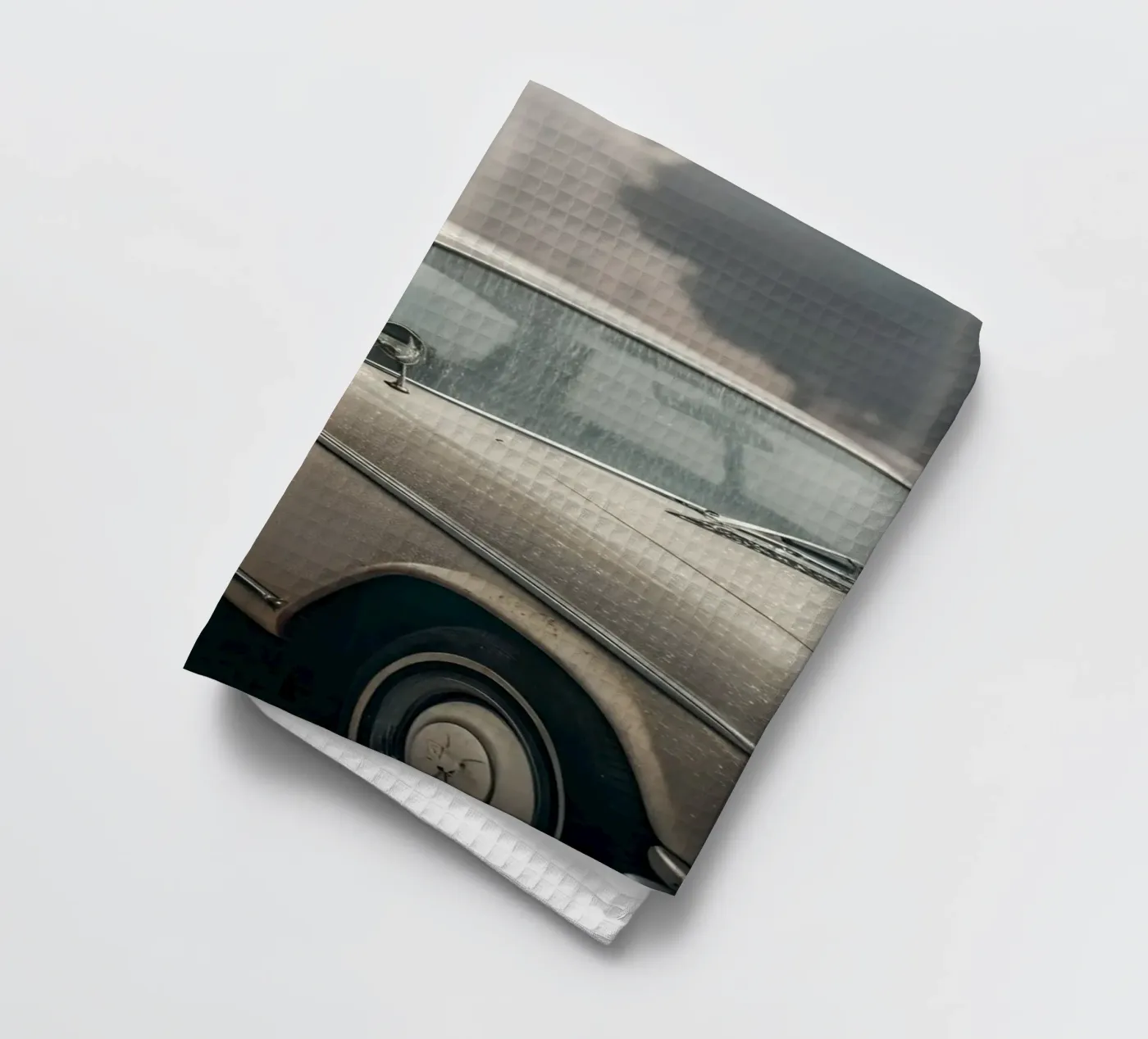 Oldtimer-Regen Geschirrtuch von CAR EDITION
