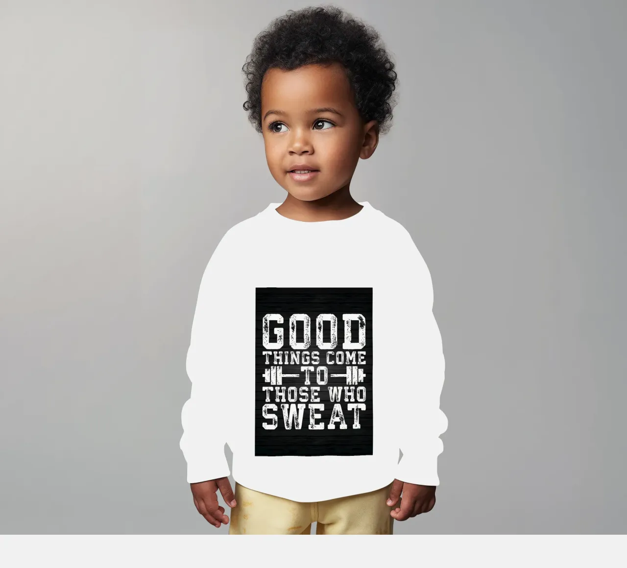 Diventare più forti felpa neonato da Aara