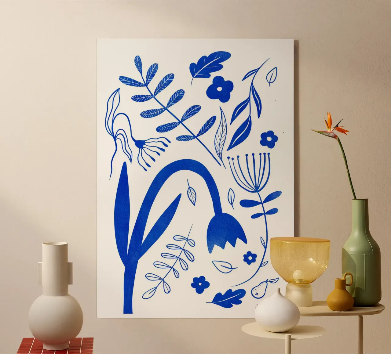 Fiori blu plexiglass da Baroo Bloom