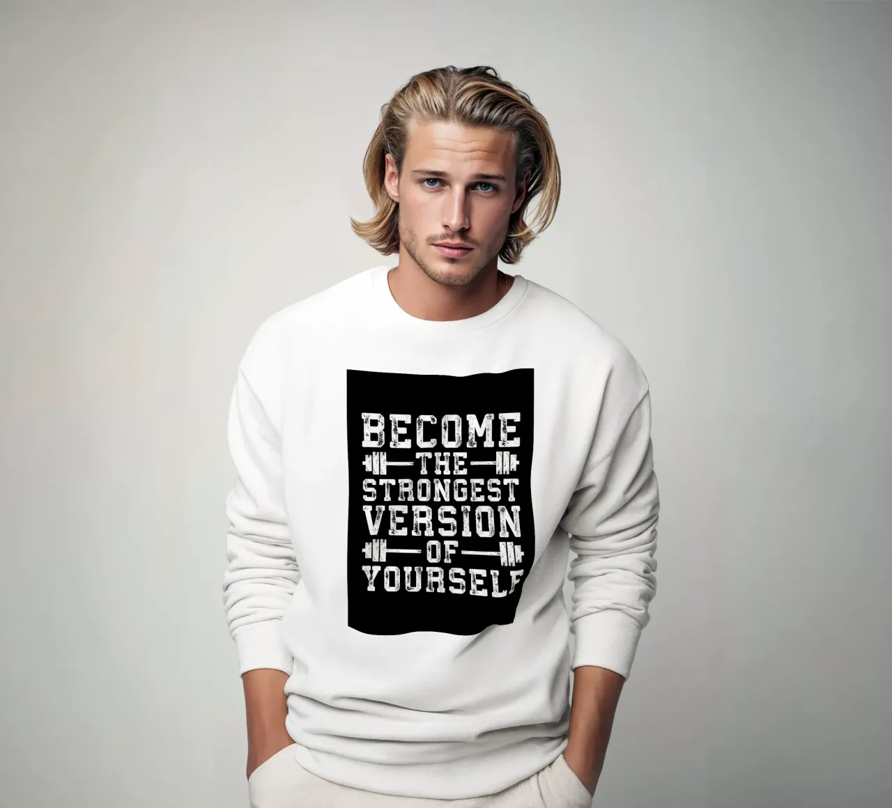 Challenged vs Defeated sweatshirt by Aara