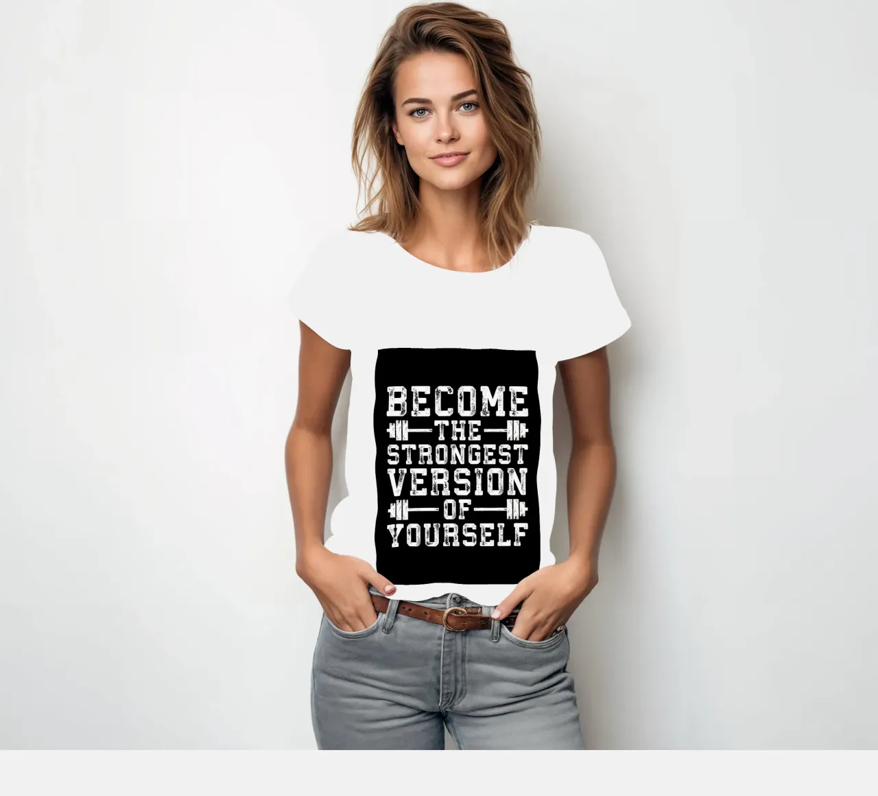 Sfiduciato contro sconfitto t-shirt da donna da Aara