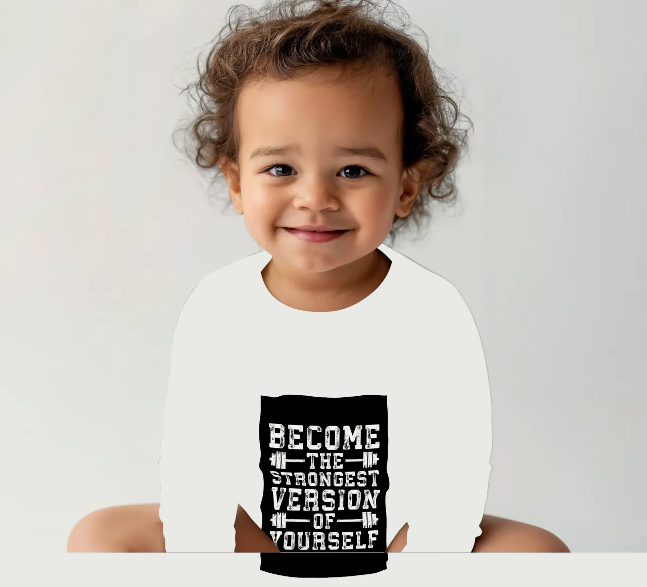 Sfiduciato contro sconfitto body neonato maniche lunghe da Aara