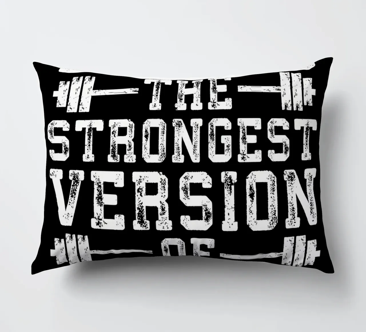 Challenged vs Defeated decorative cushion by Aara