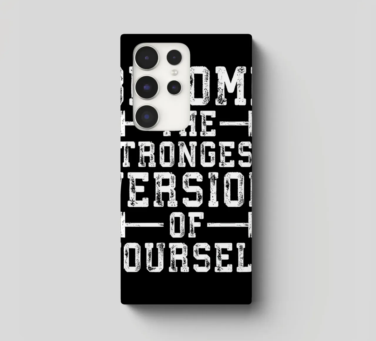 Challenged vs Defeated samsung phone case by Aara