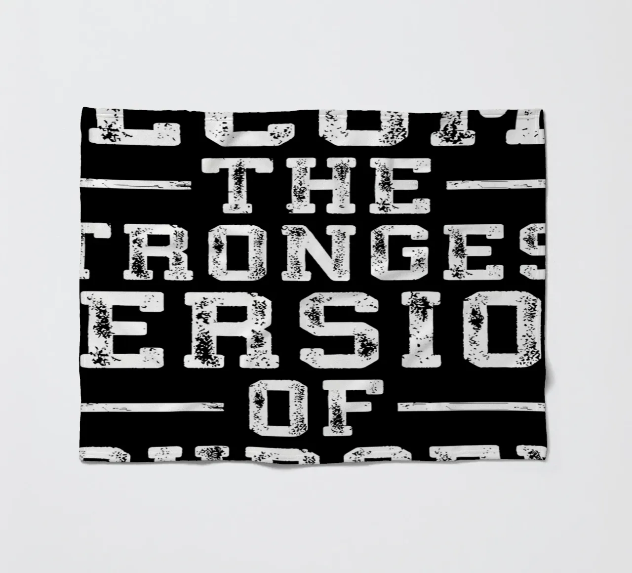 Challenged vs Defeated fleece blanket by Aara