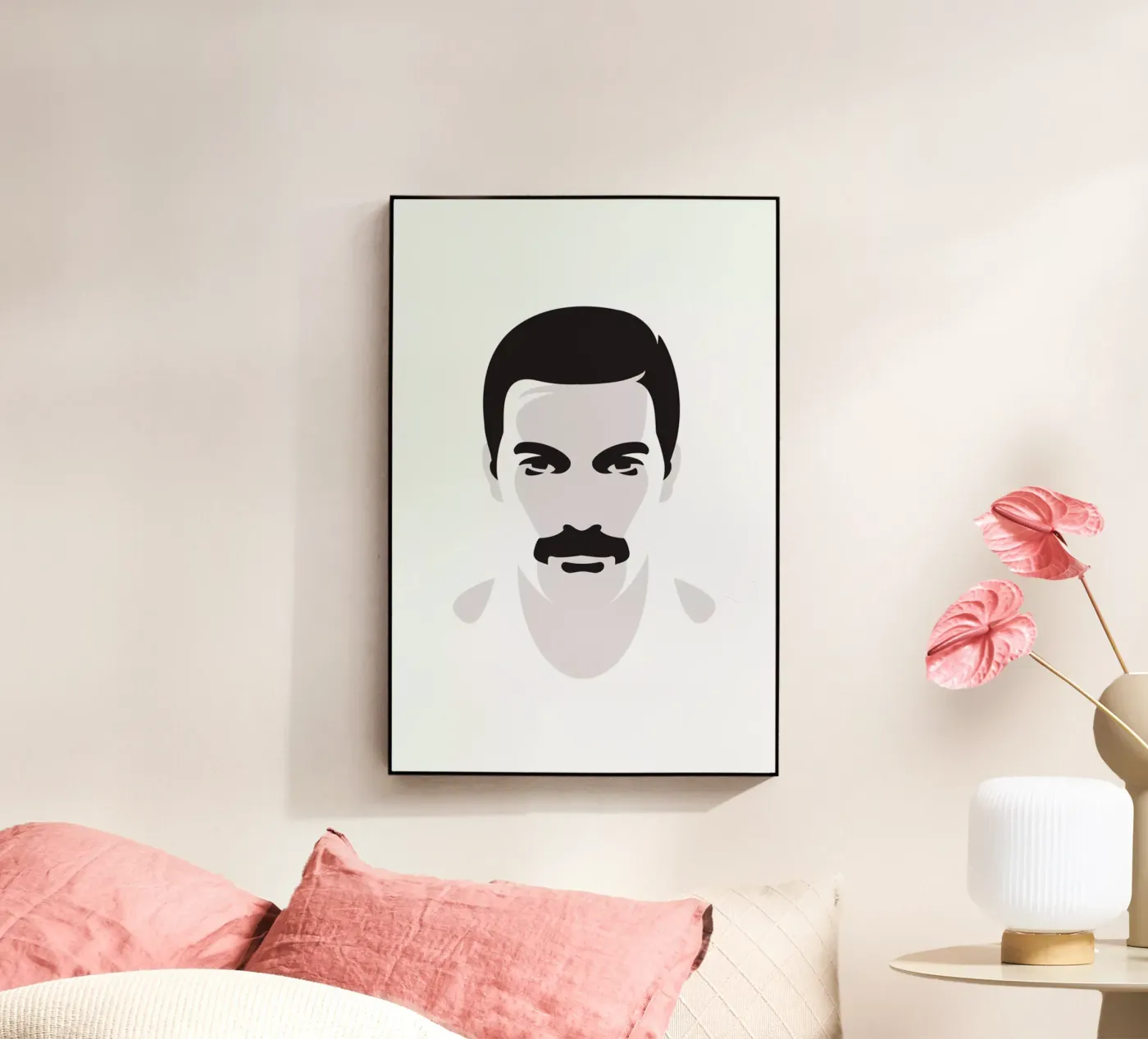 Freddie acryl van Bruno Morphet