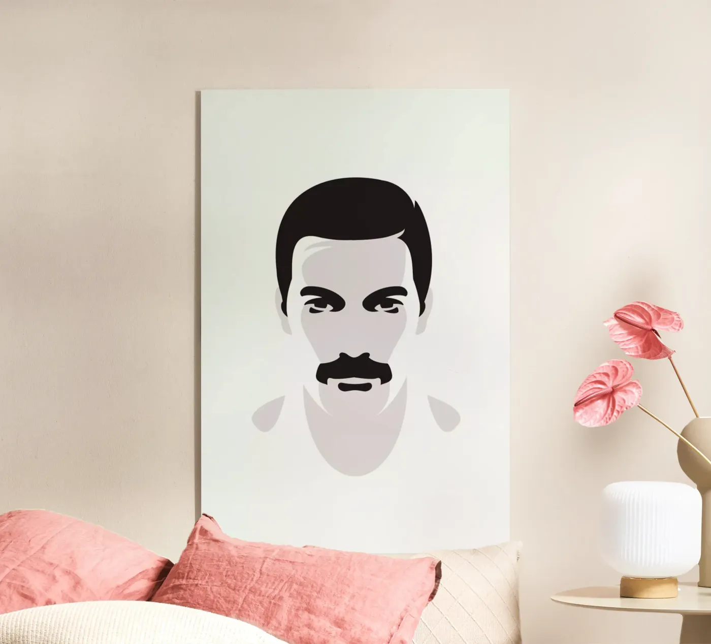 Freddie acryl van Bruno Morphet