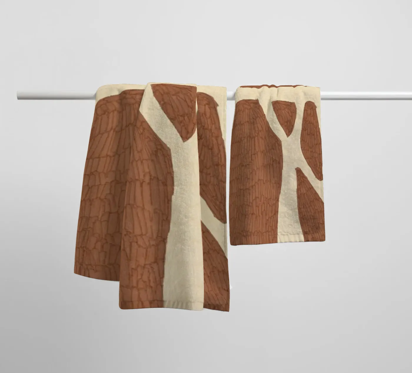 Silent Structure Handtuch von treechild