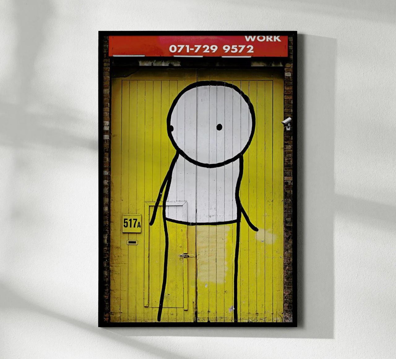 Streetart Gelb 1 poster by Sadia
