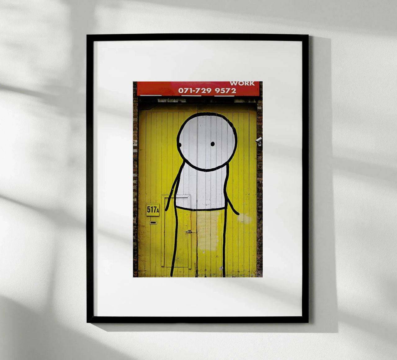Streetart Gelb 1 poster by Sadia