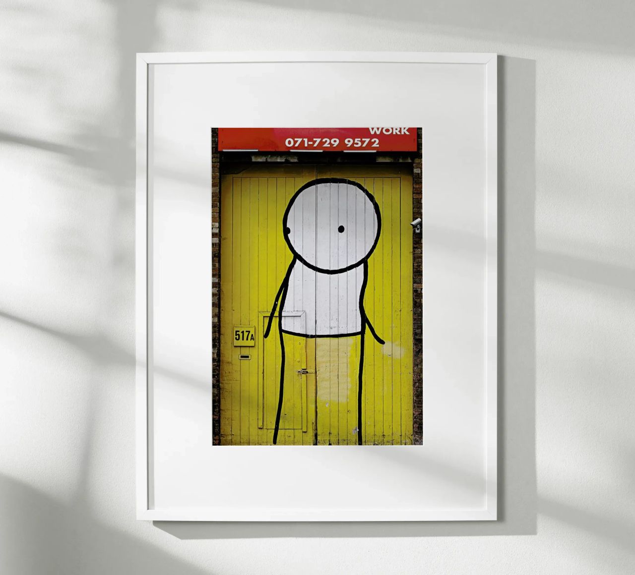Streetart Gelb 1 poster by Sadia