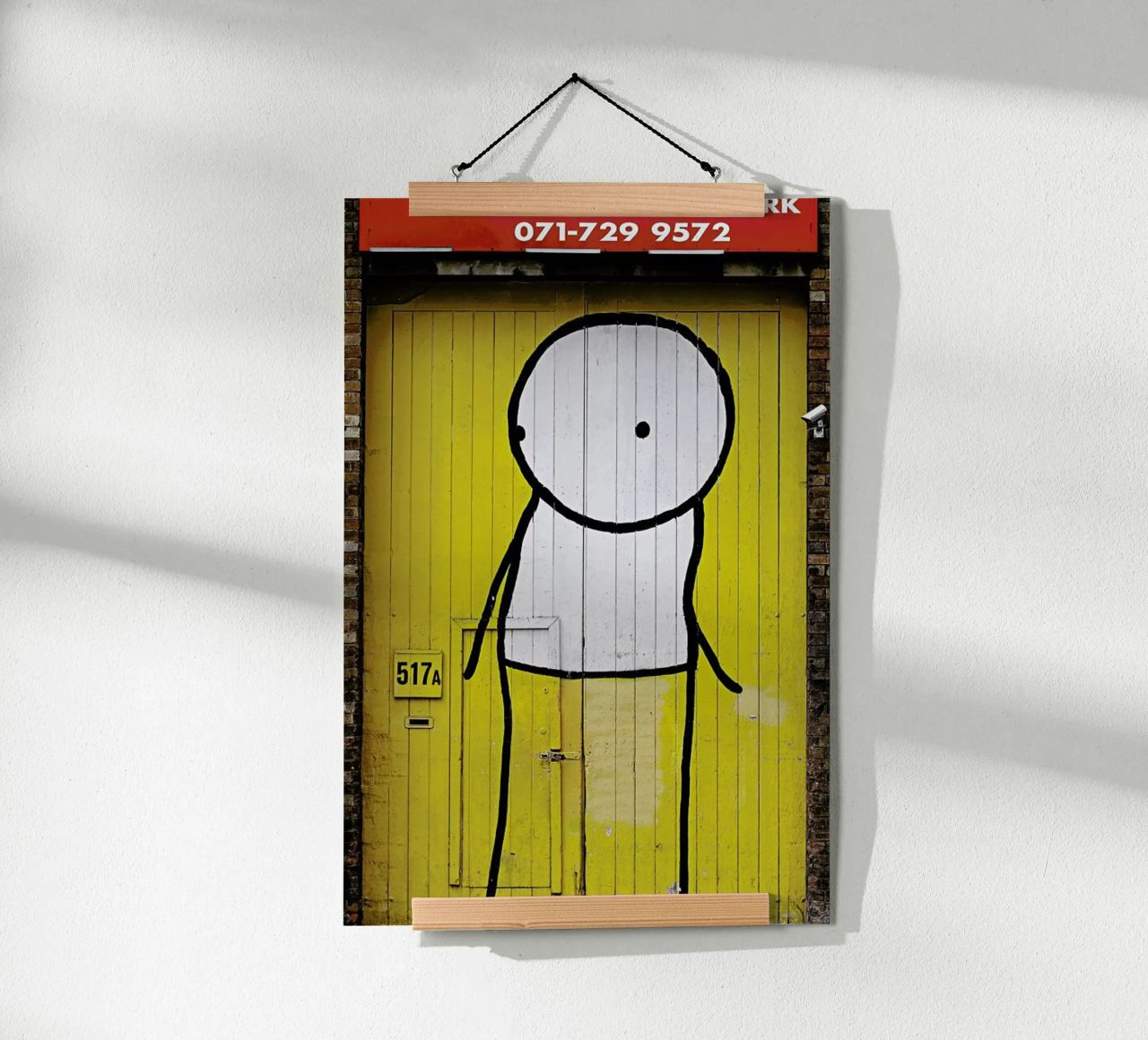 Streetart Gelb 1 poster by Sadia