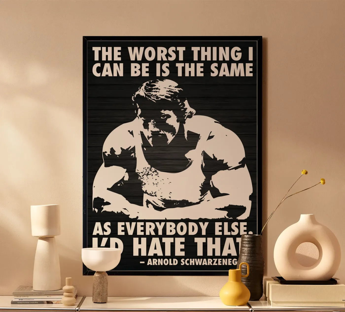 Gesso e ferro per caffè poster da Aara