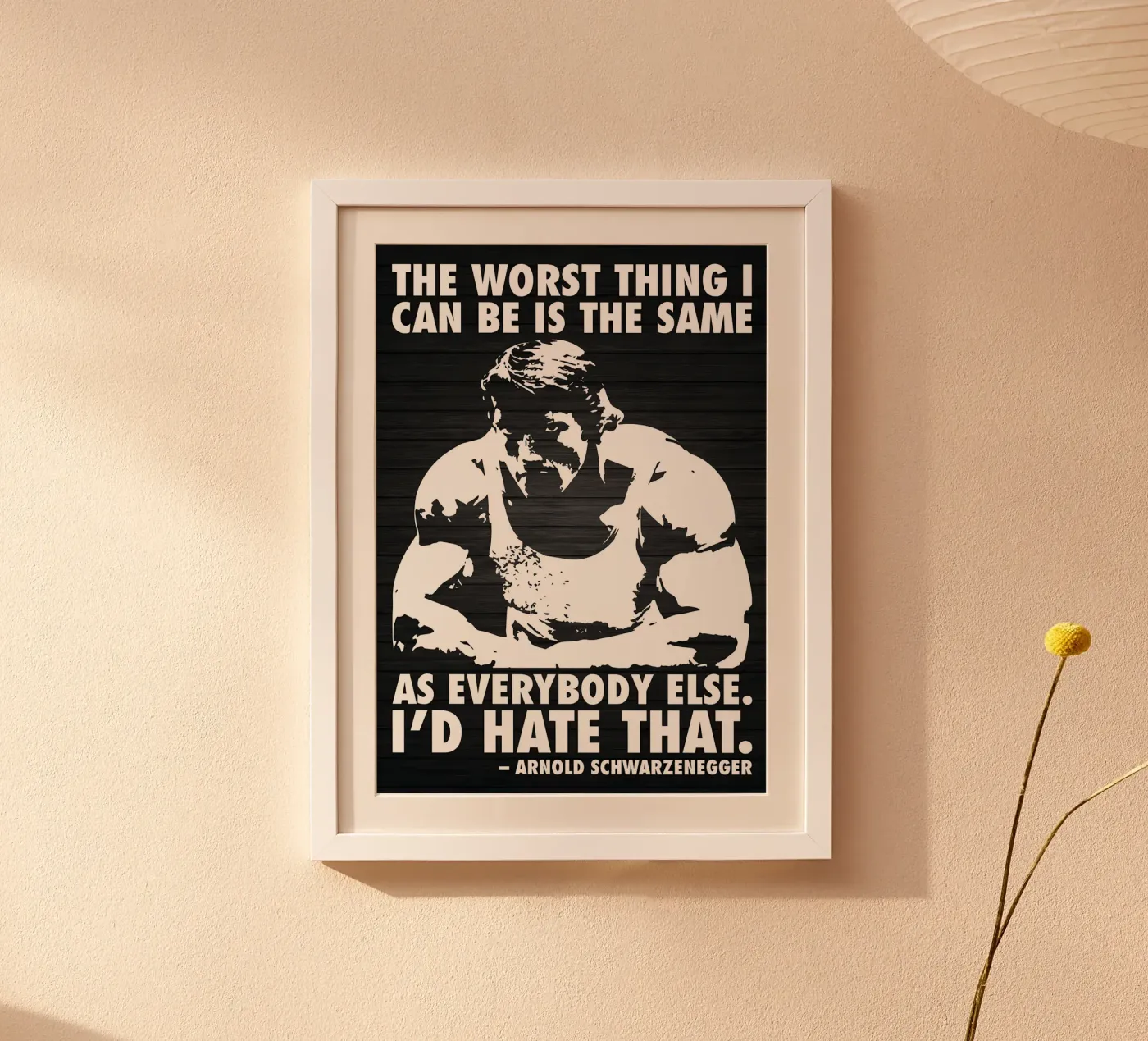 Gesso e ferro per caffè poster da Aara