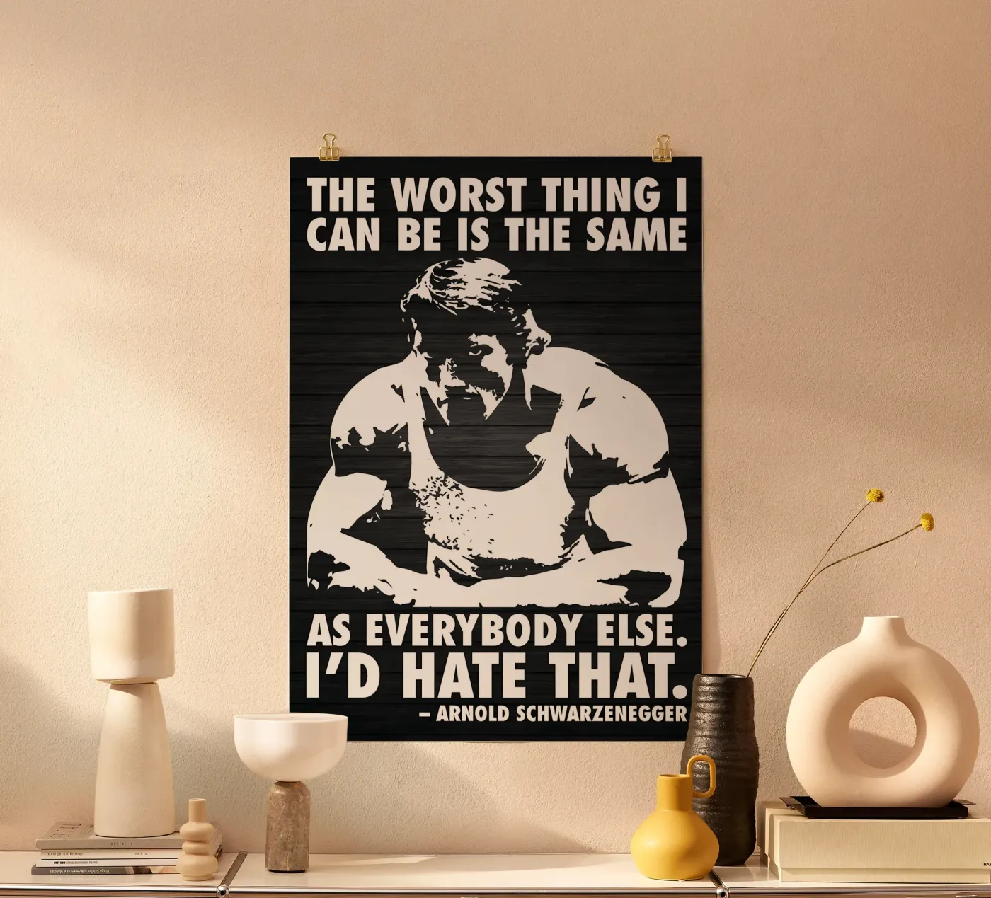 Gesso e ferro per caffè poster da Aara