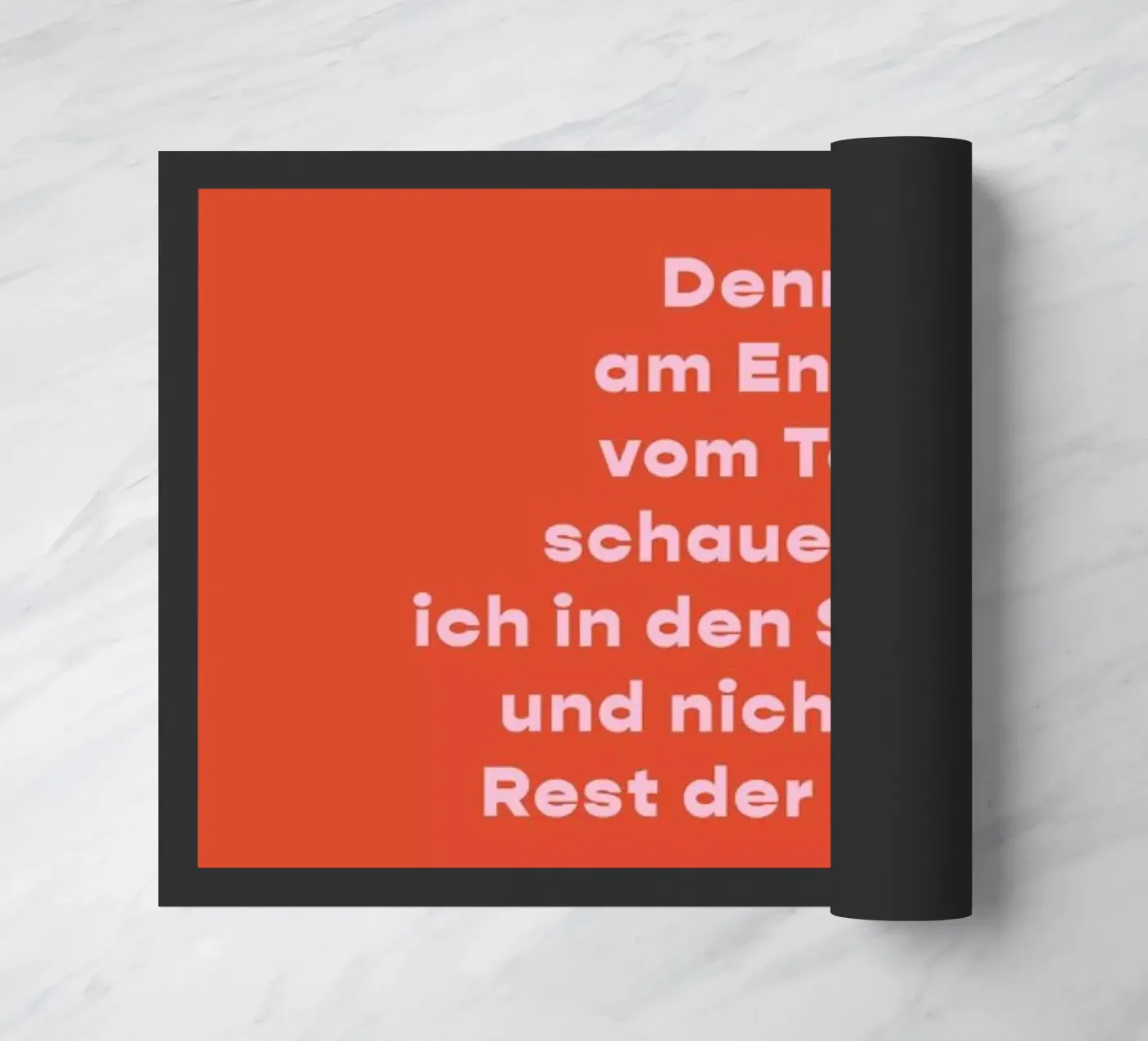 Spieglein, Spieglein Fußmatte von vonkopfbisfuss x JUNIQE