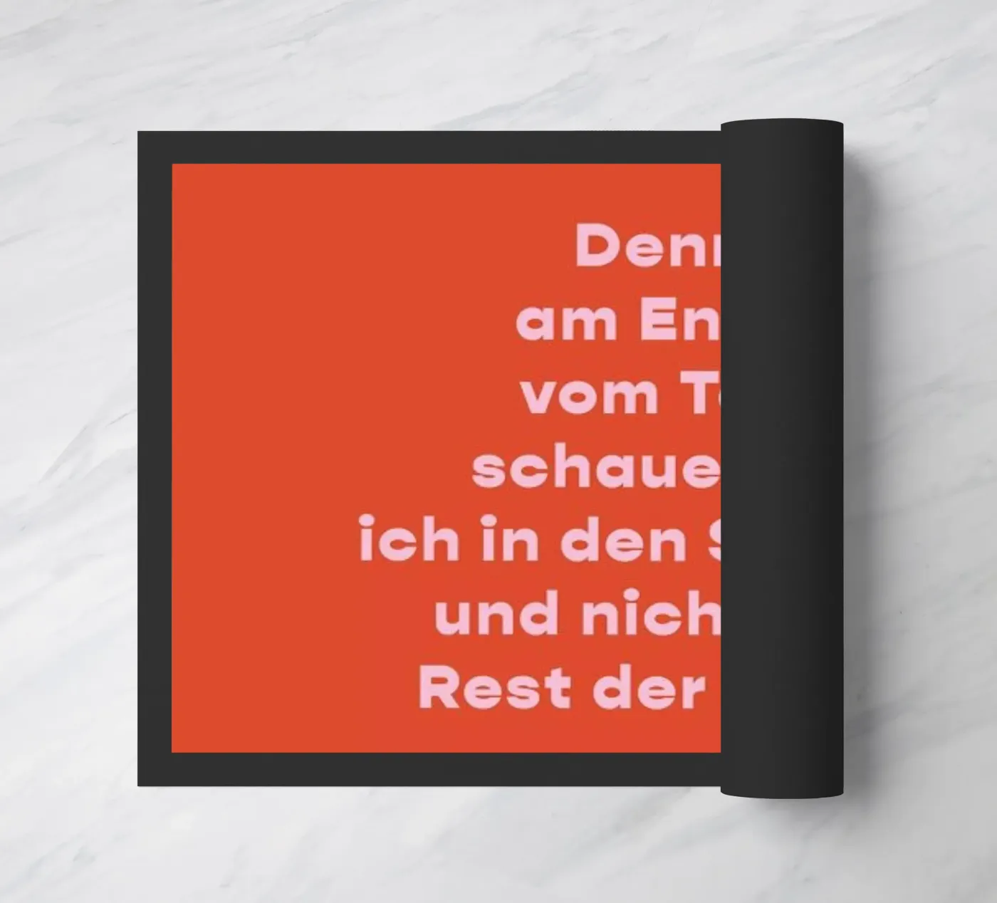 Spieglein, Spieglein doormat by vonkopfbisfuss x JUNIQE