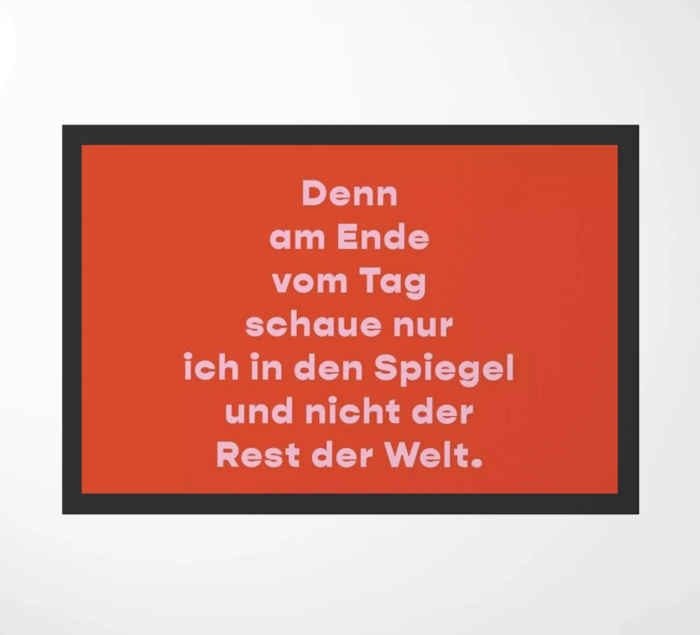 Spieglein, Spieglein Fußmatte von vonkopfbisfuss x JUNIQE