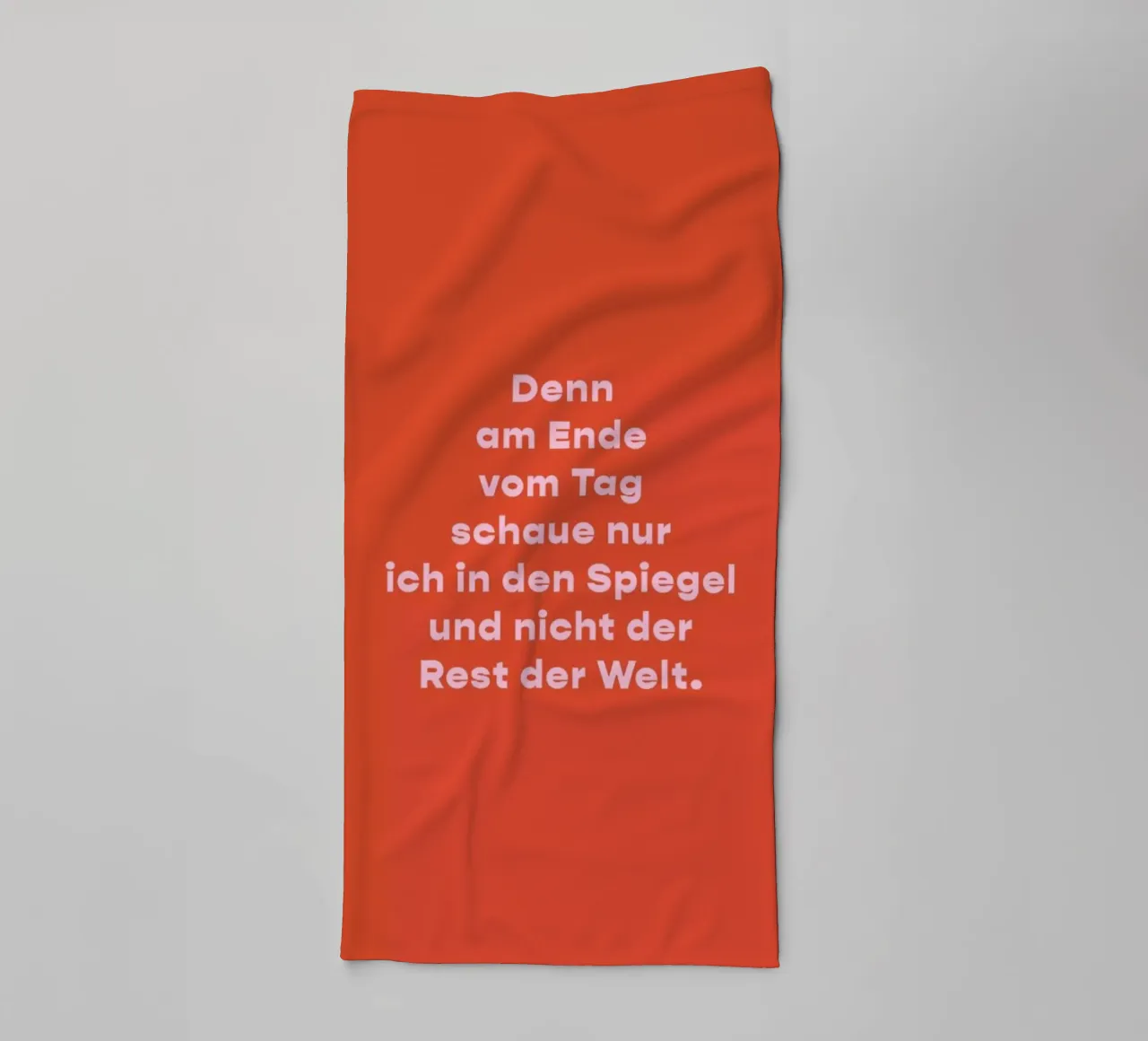 Spieglein, Spieglein towel by vonkopfbisfuss x JUNIQE