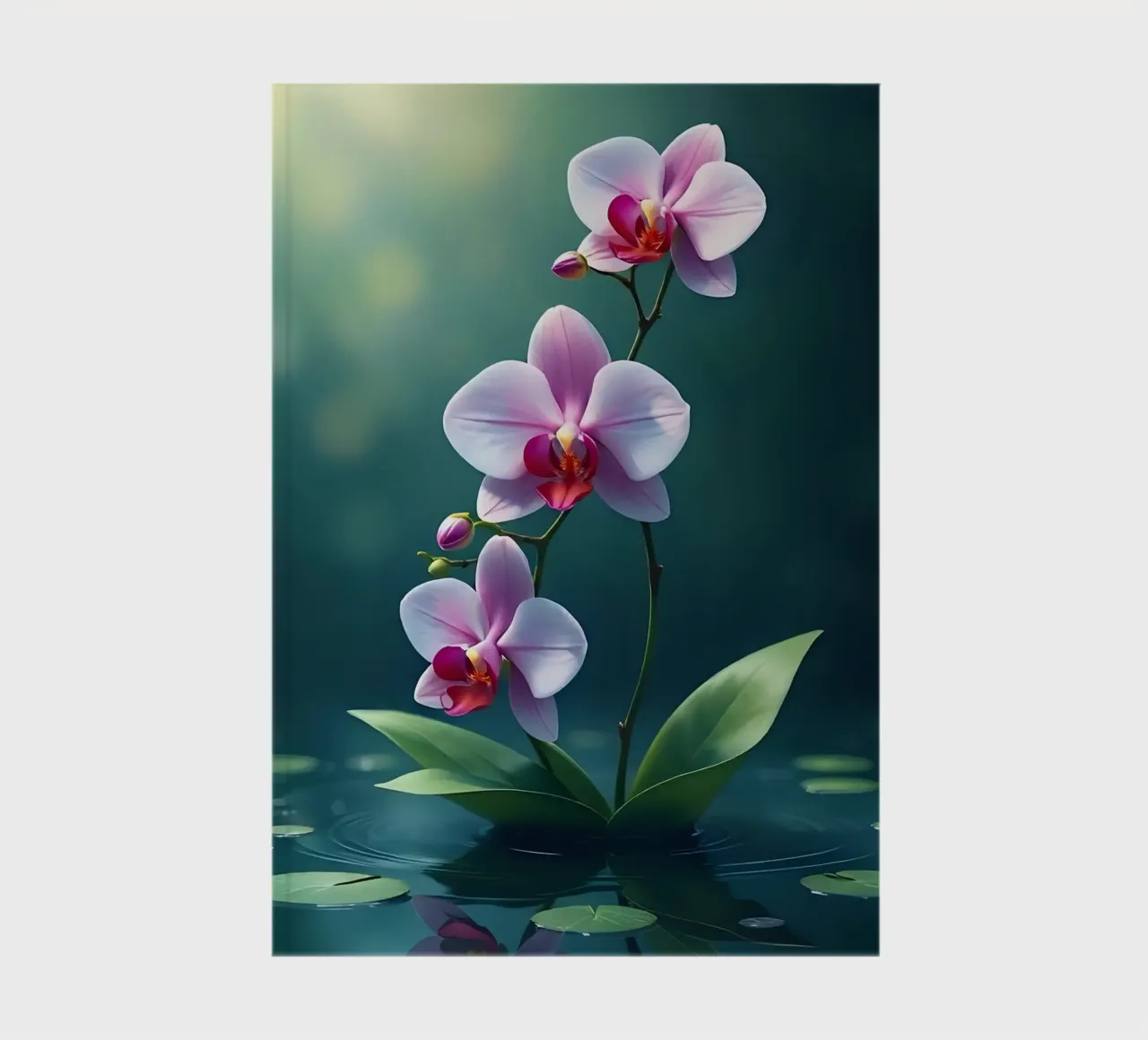 Orchid_style_A_2 notebook by Farb- und Blütenzauber by LK