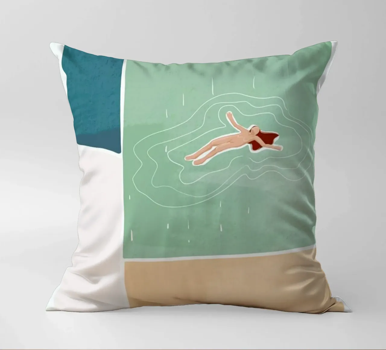 Bathing decorative cushion by Pure