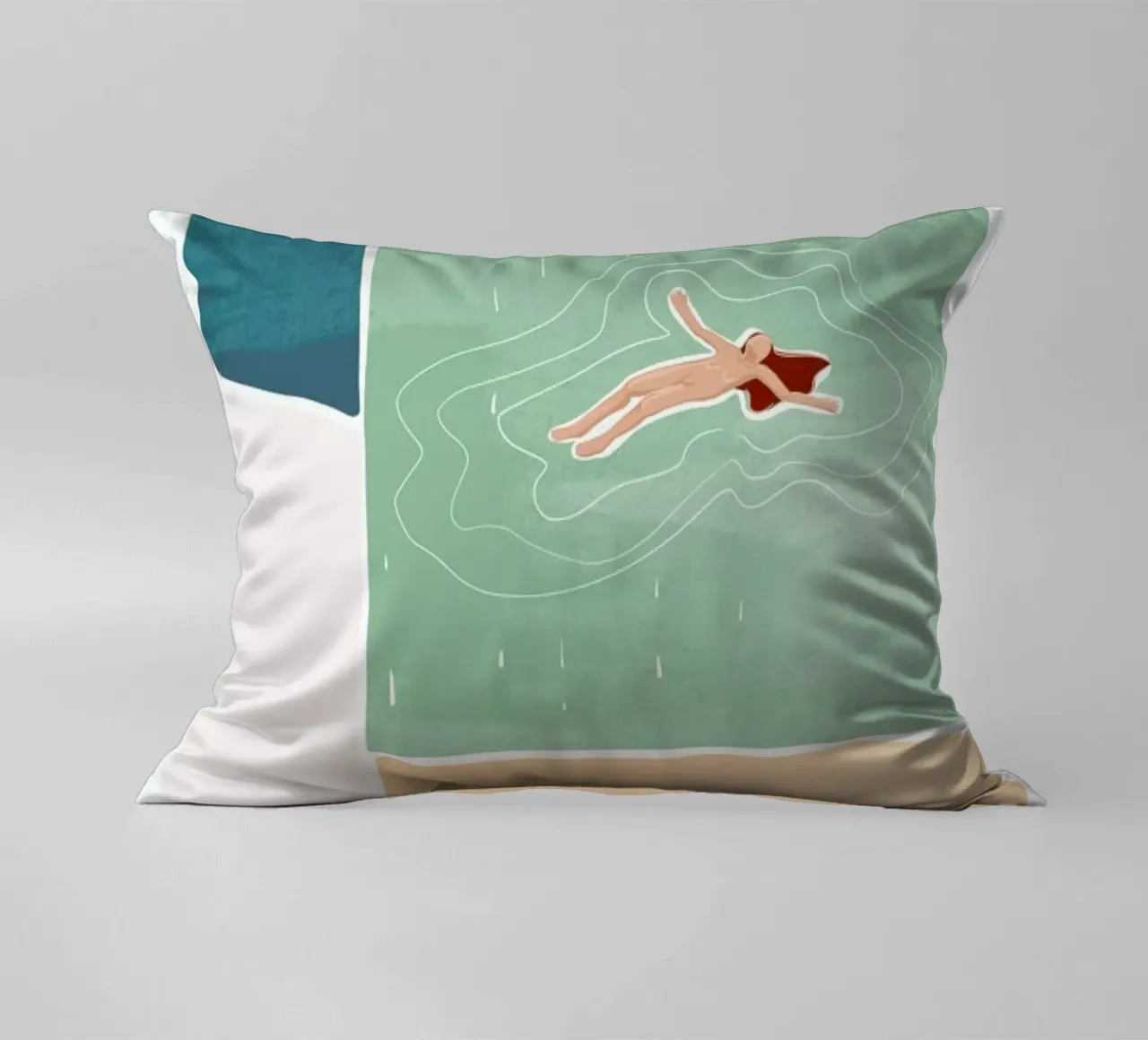 Bathing decorative cushion by Pure