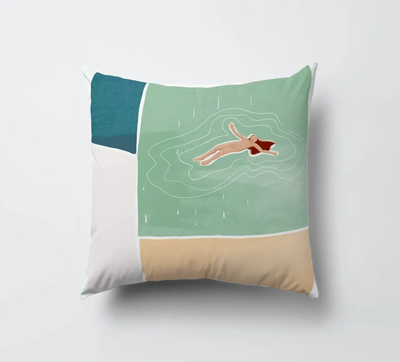 Bathing decorative cushion by Pure