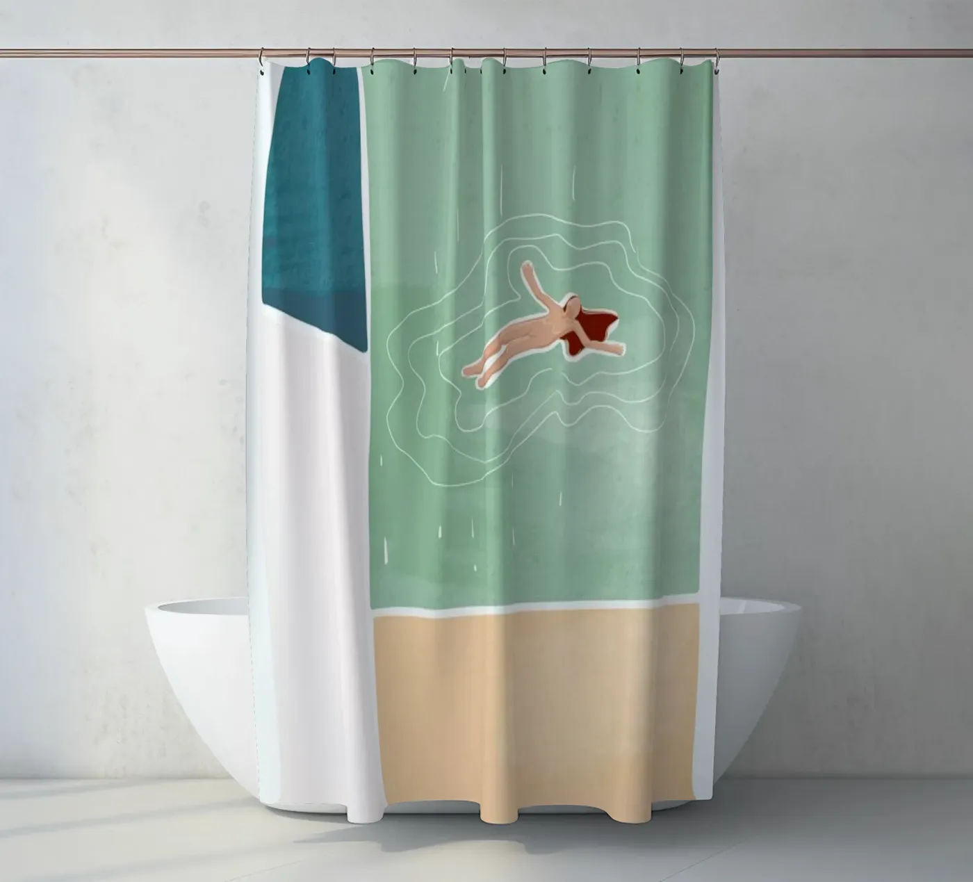 Bathing Duschvorhang von Pure