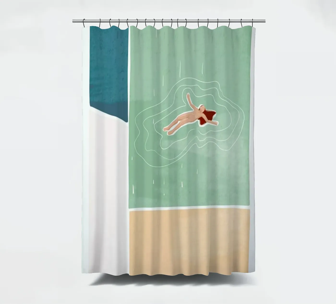 Bathing Duschvorhang von Pure