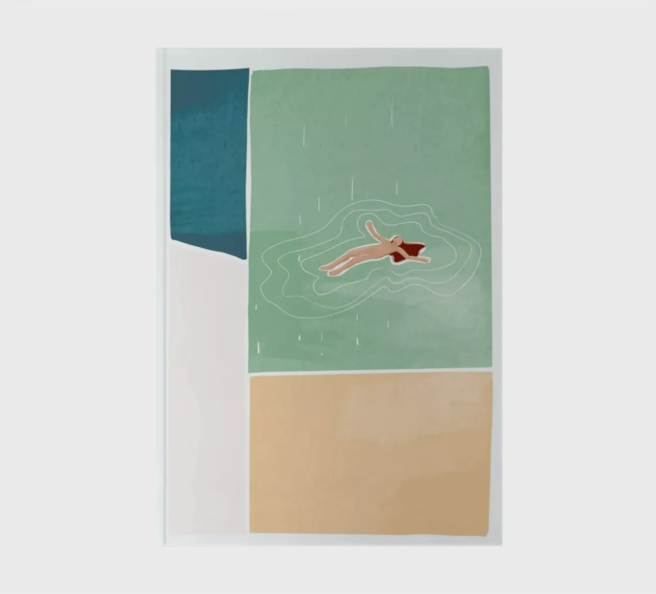 Bathing Notizbuch von Pure