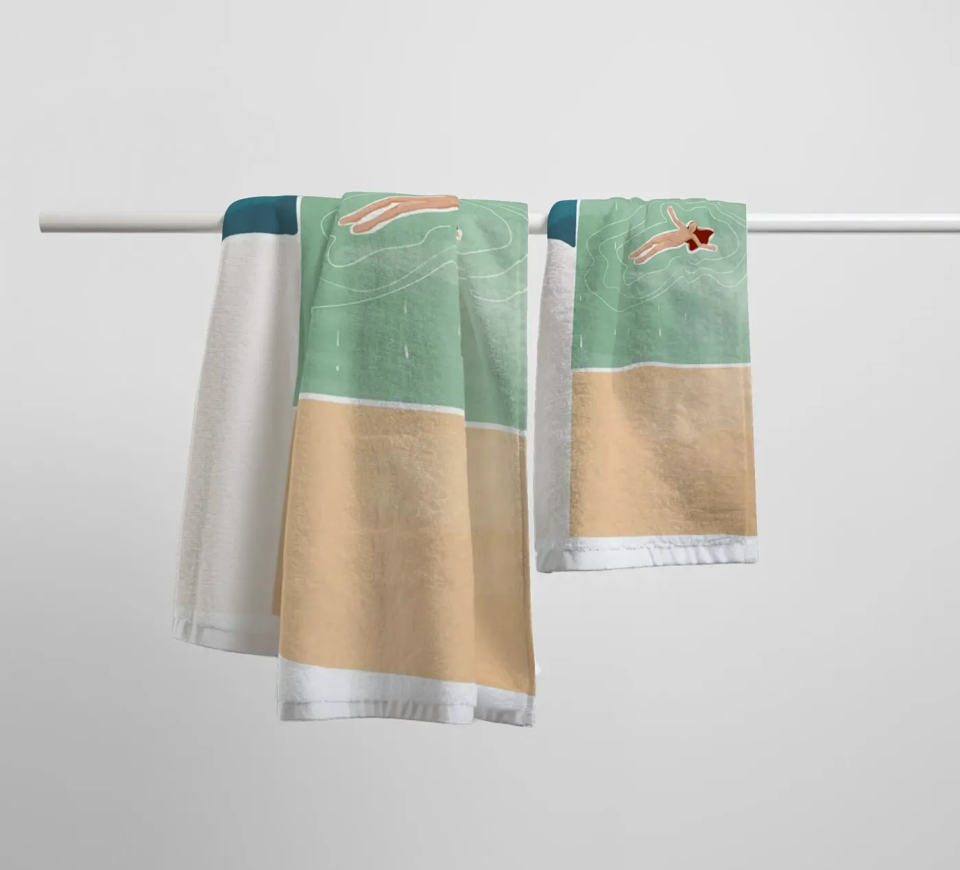 Bathing asciugamano da bagno da Pure