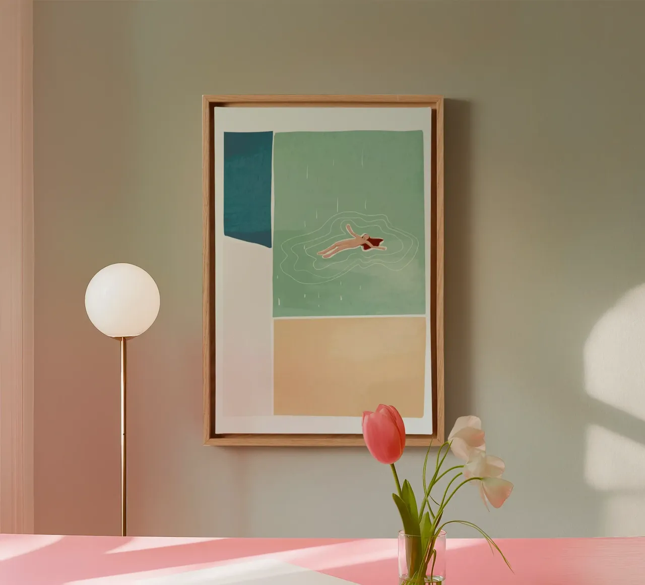 Bathing canvas by Pure