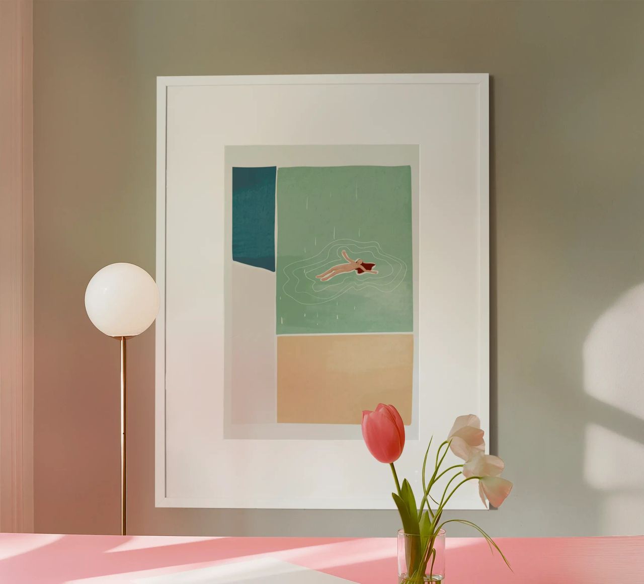 Bathing Poster von Pure