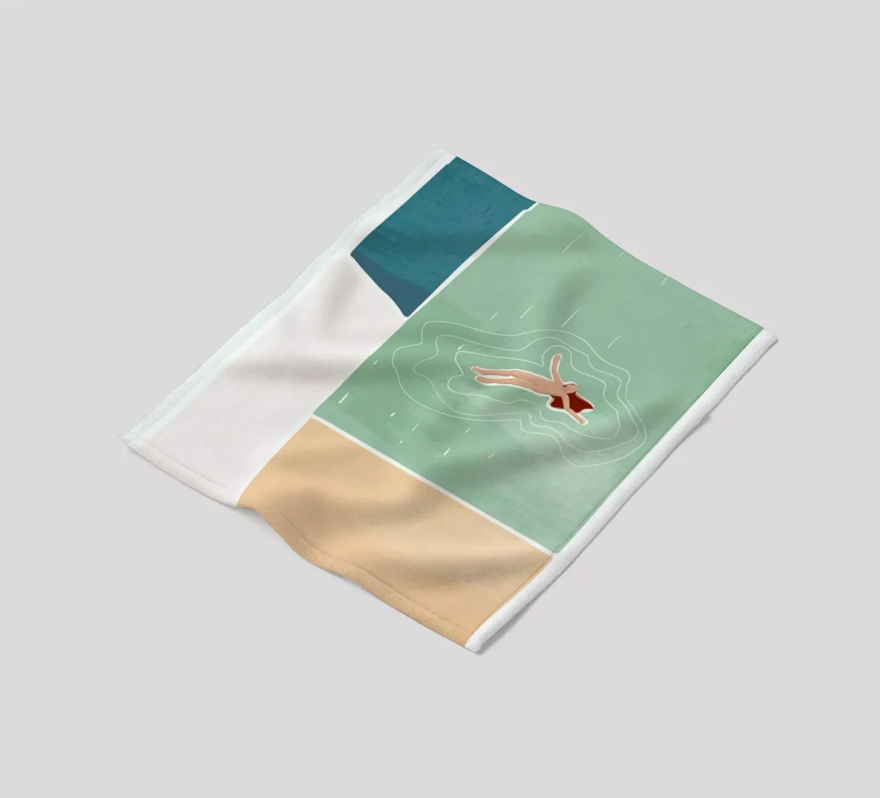 Bathing coperta in pile da Pure