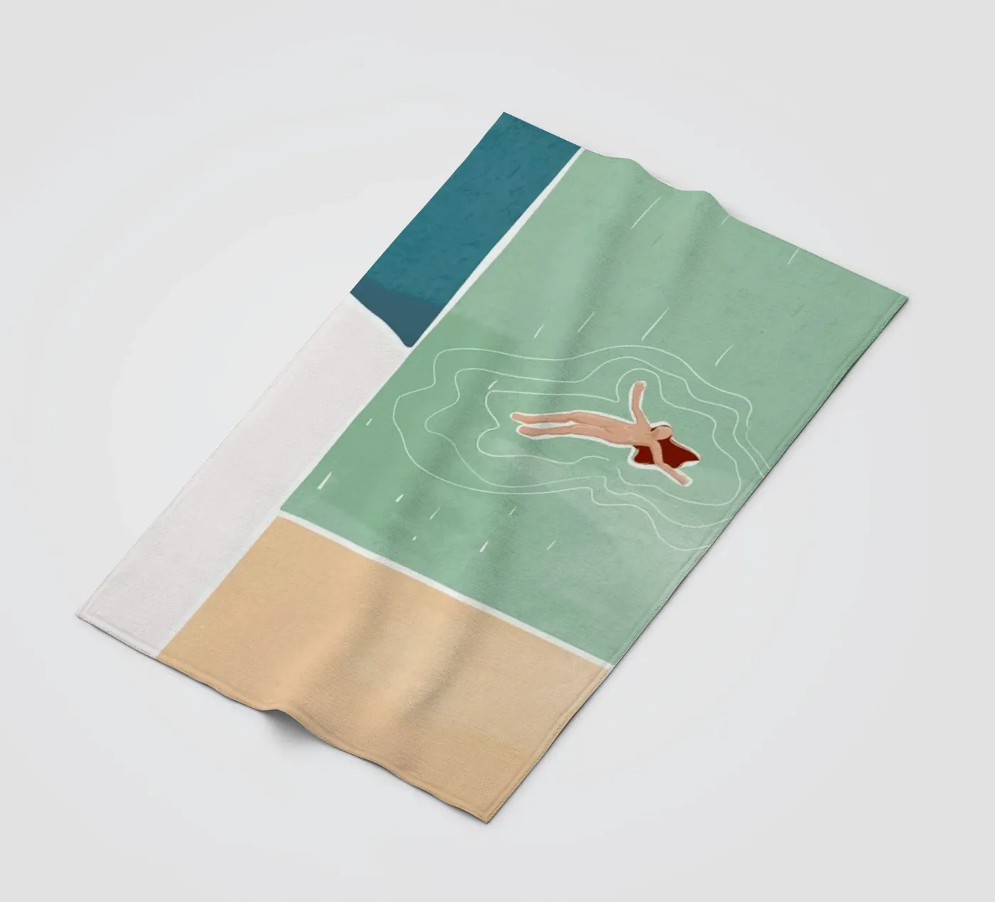 Bathing coperta in pile da Pure