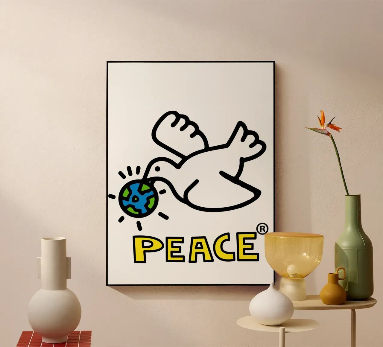 Peace plexiglass da edsonramosart
