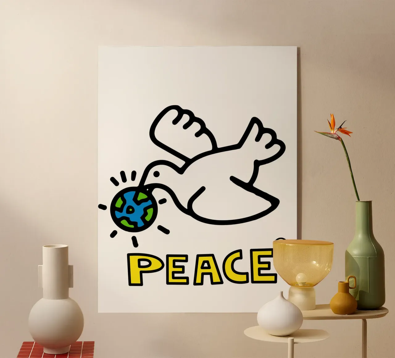 Peace plexiglass da edsonramosart