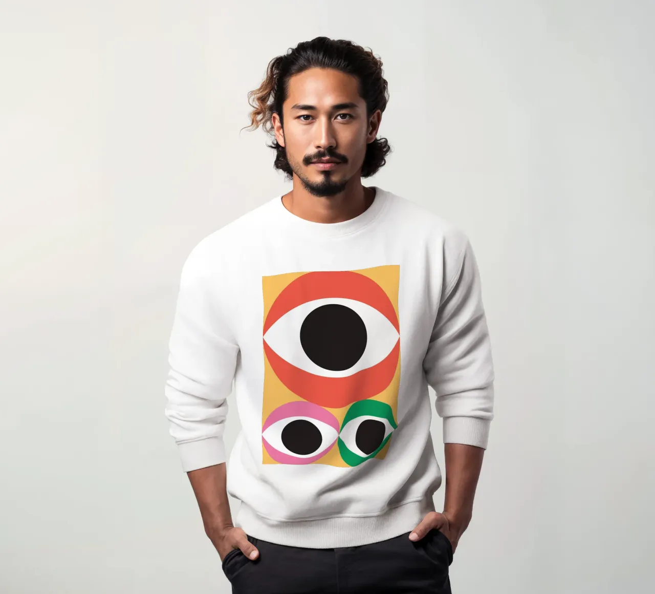 Triple Eye Retro felpa da galihstudio