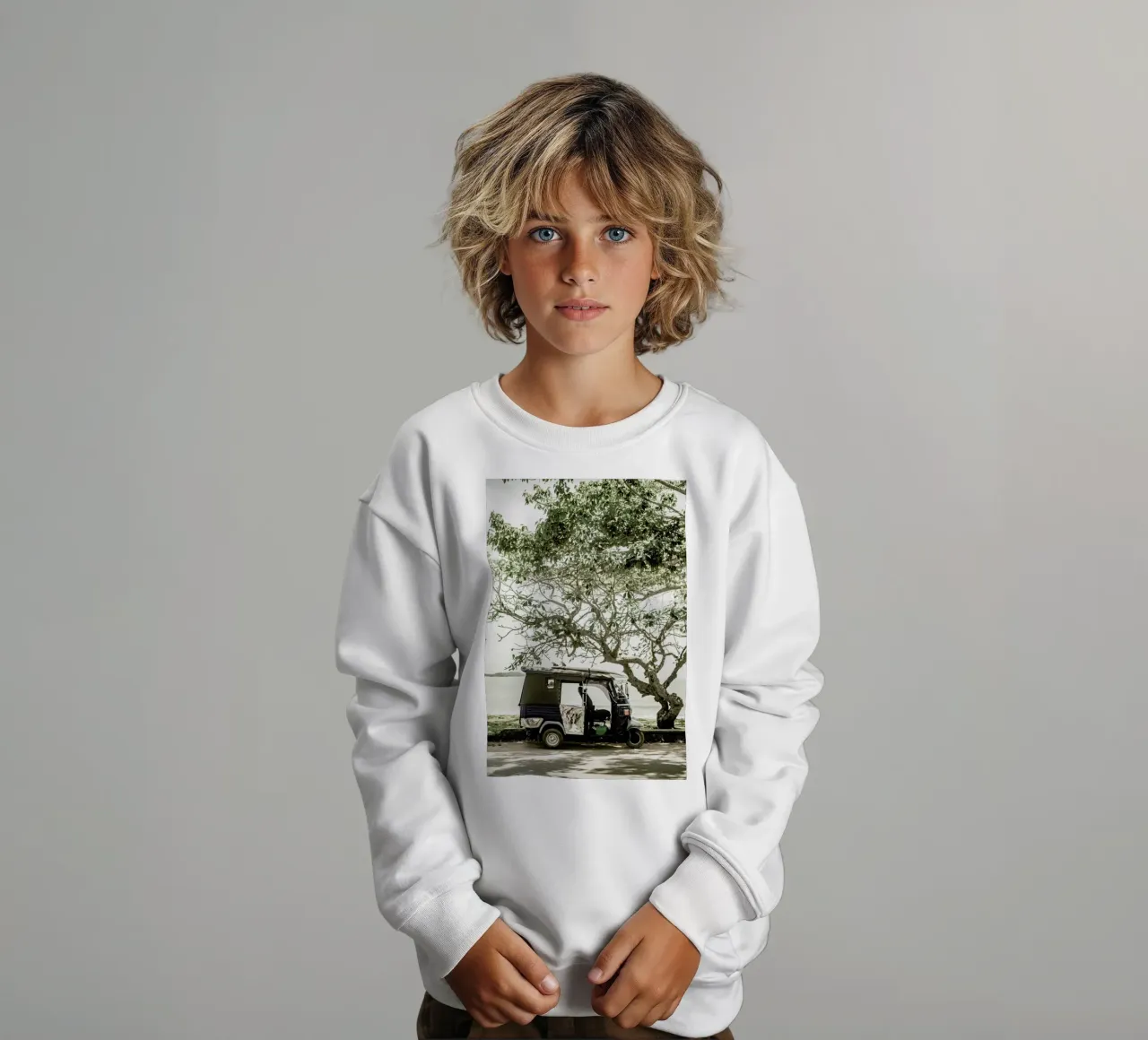 Tuk Tuk kids sweatshirt by Shot By Clint