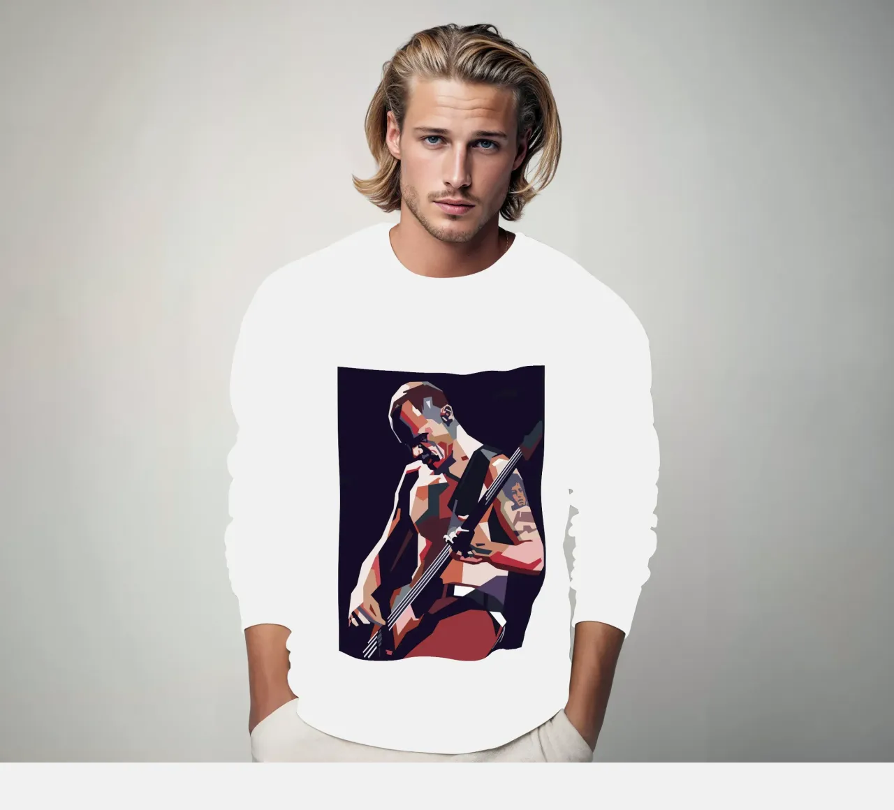 Flea RHCP felpa da Hantamrata