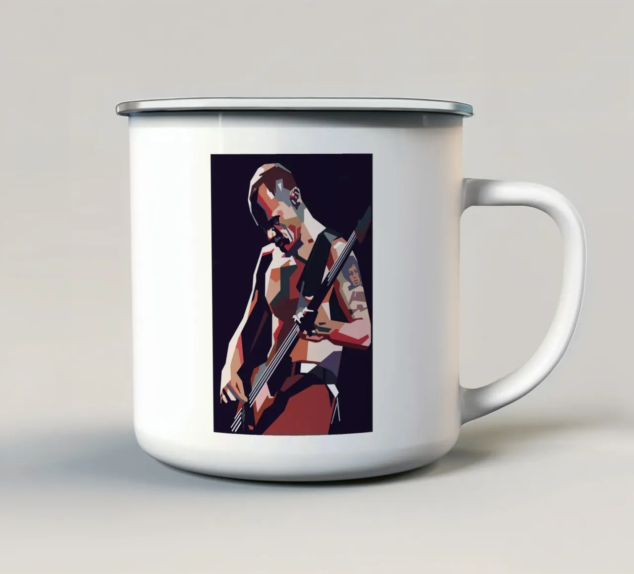 Flea RHCP tazza in smalto da Hantamrata