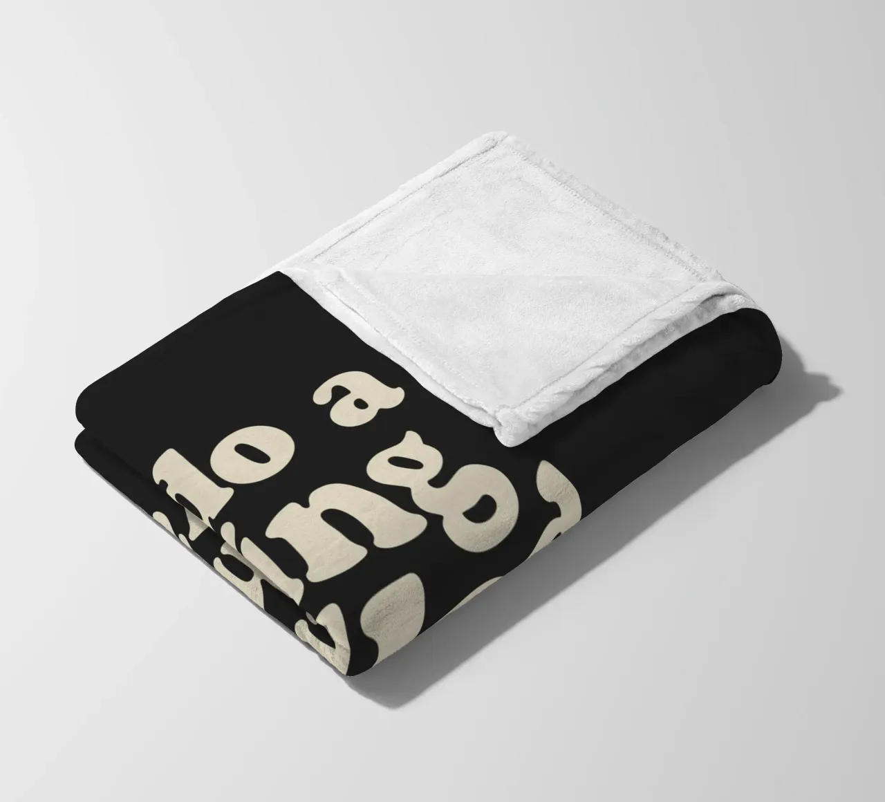 I Do a Thing Called What I Want Bold Retro Minimalism Print fleece blanket by THE MOTIVATED TYPE