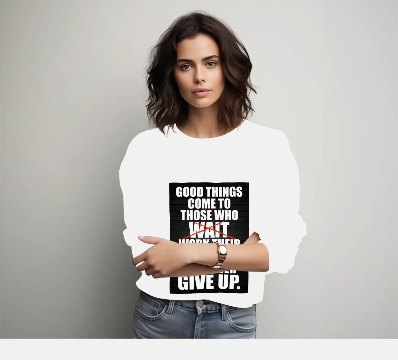 Fermarsi quando è necessario felpa da Aara