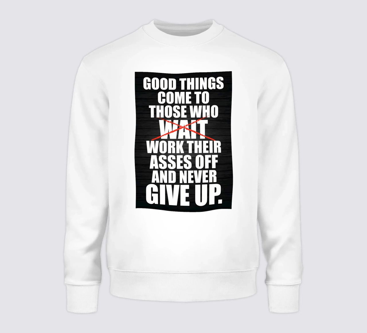 Stop When DOne sweatshirt by Aara