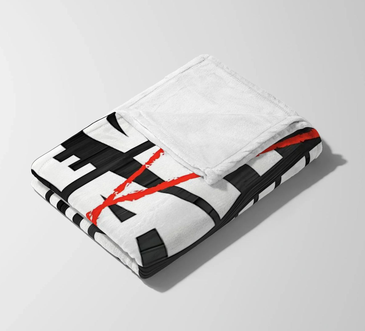 Stop When DOne fleece blanket by Aara