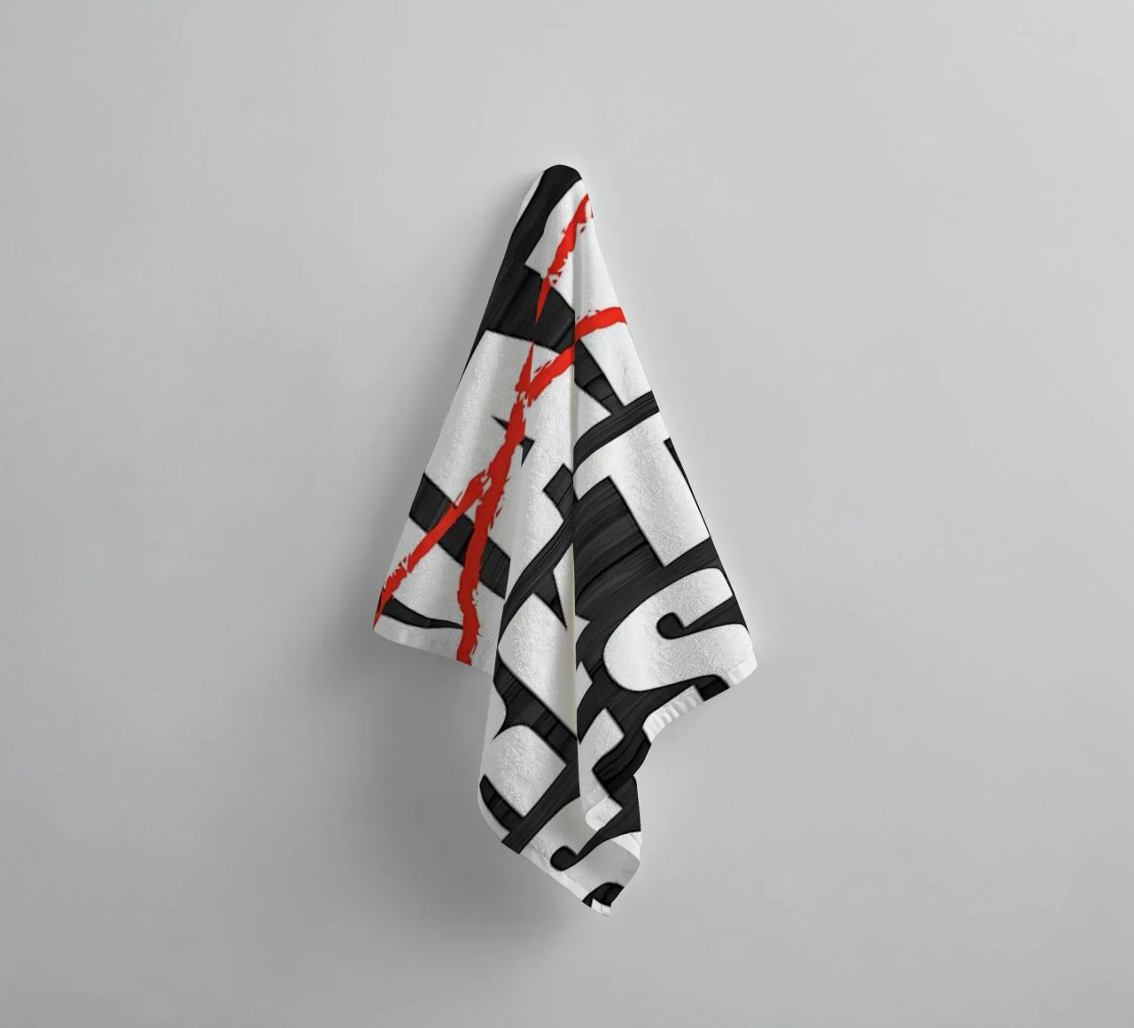 Stop When DOne towel by Aara